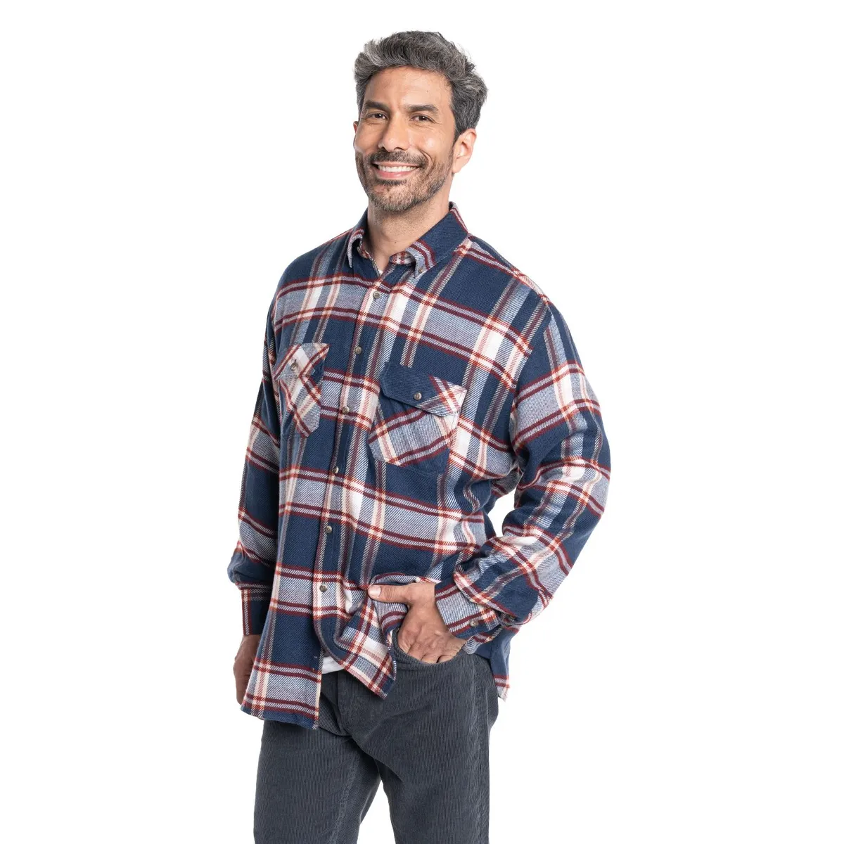 KOTTING - Camisa Manga Larga Leñadora Hombre