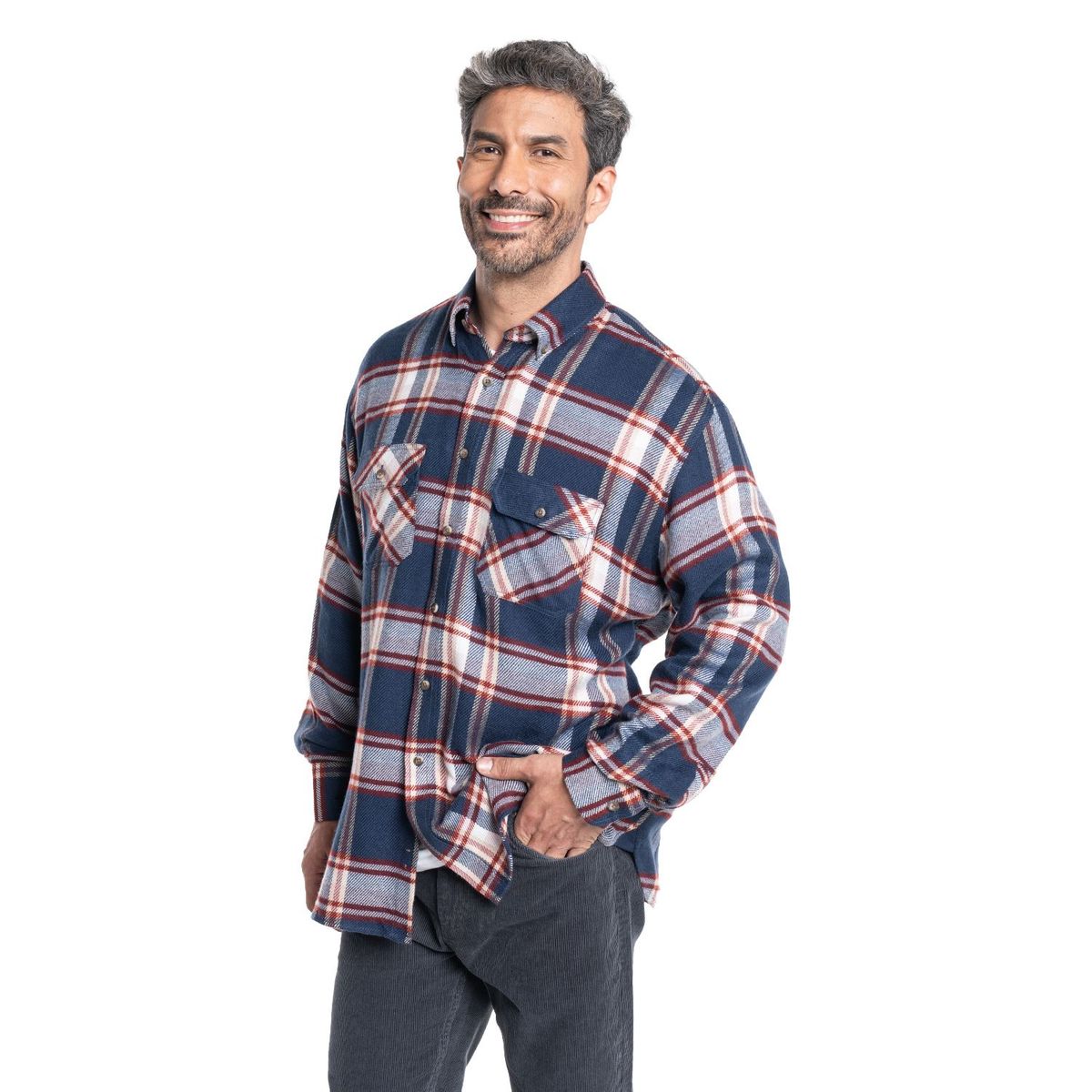 KOTTING - Camisa Manga Larga Leñadora Hombre