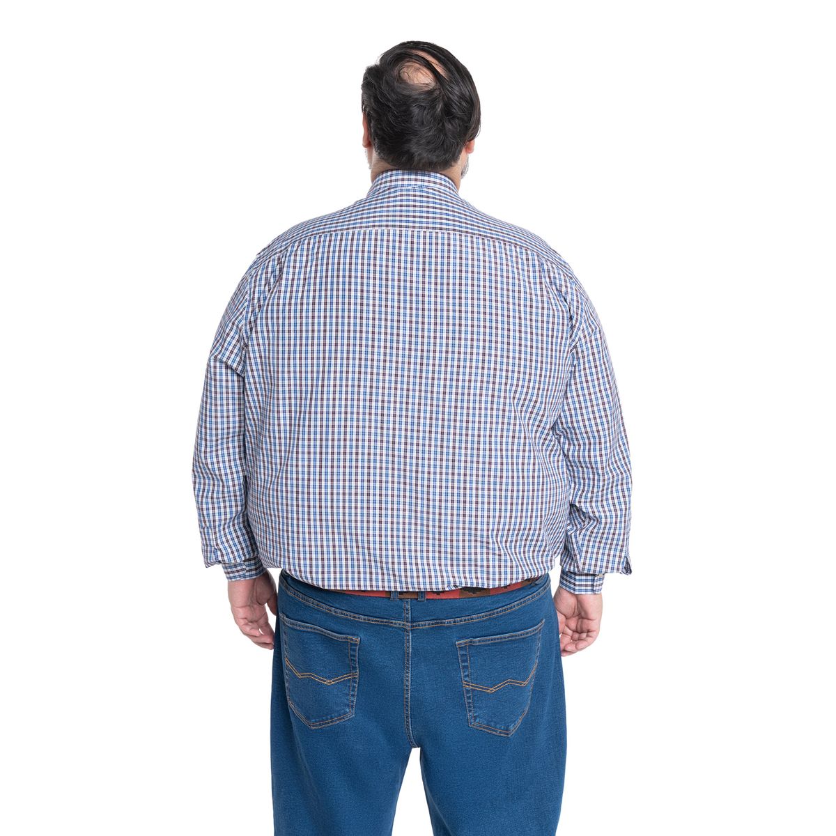 KOTTING - Camisa Manga Larga Cuadros Hombre