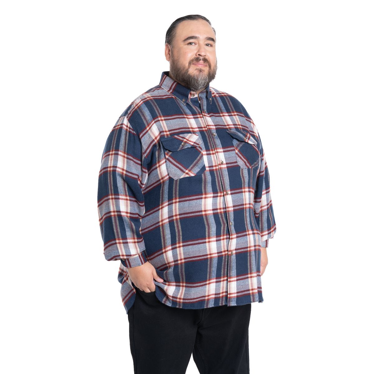 KOTTING - Camisa Manga Larga Leñadora Hombre