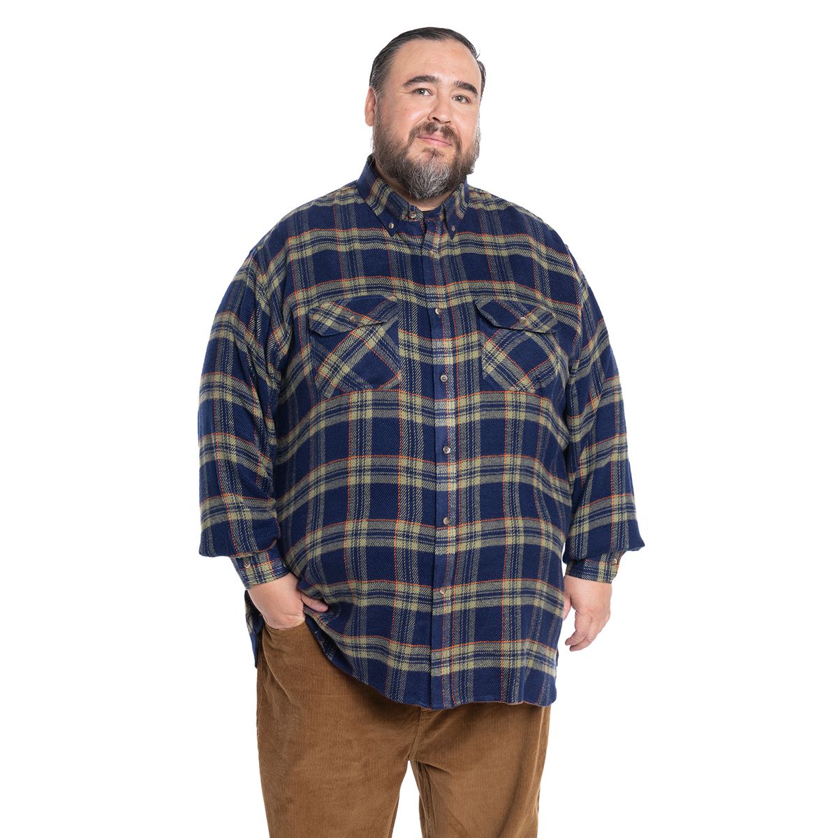 KOTTING - Camisa Manga Larga Leñadora Hombre
