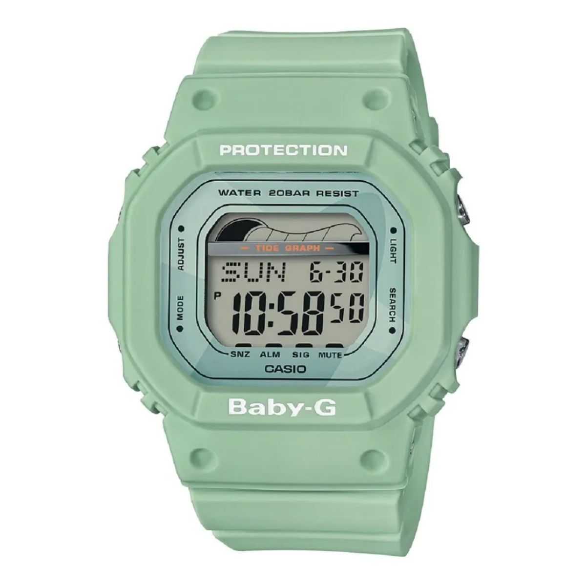 CASIO - RELOJ CASIO BLX-560-3DR BABY-G VERDE MUJER