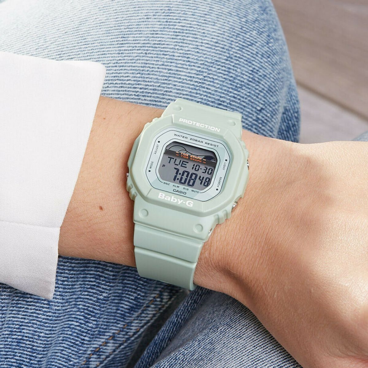 CASIO - RELOJ CASIO BLX-560-3DR BABY-G VERDE MUJER