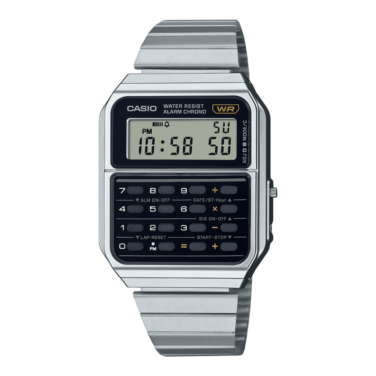 CASIO - RELOJ CASIO CA-500WE-1ADF CALCULADORA PLATEADO UNISEX
