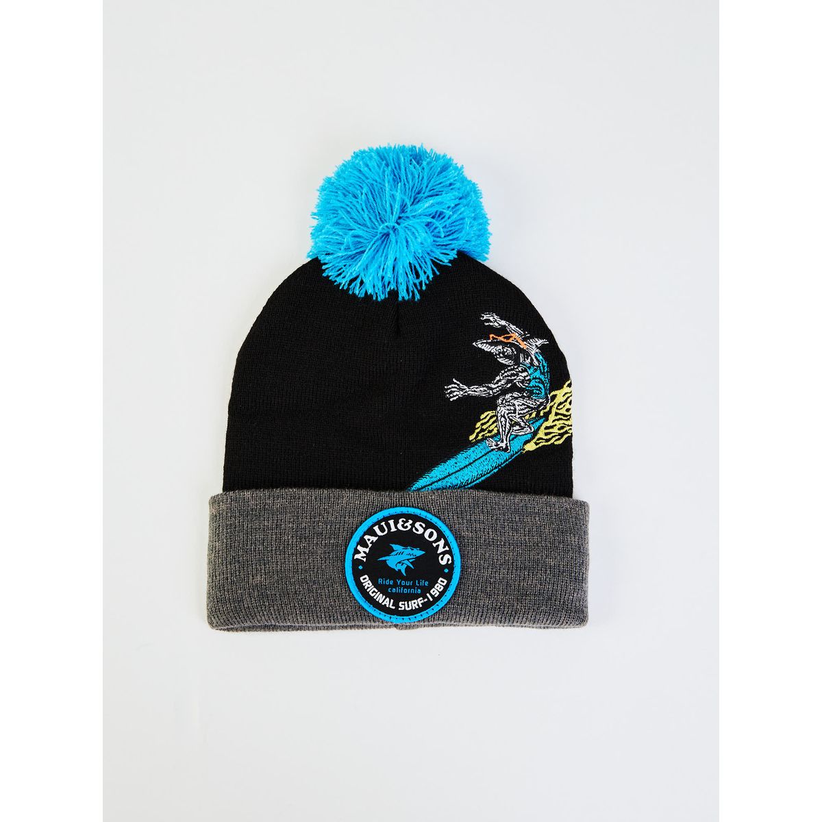 MAUI AND SONS - Gorro Wild shark Negro Infantil Maui And Sons