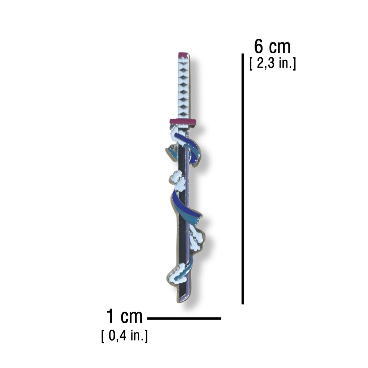 GENERICO - Pin Katana Giyu Tomioka - Demon Slayer Kimetsu no Yaiba