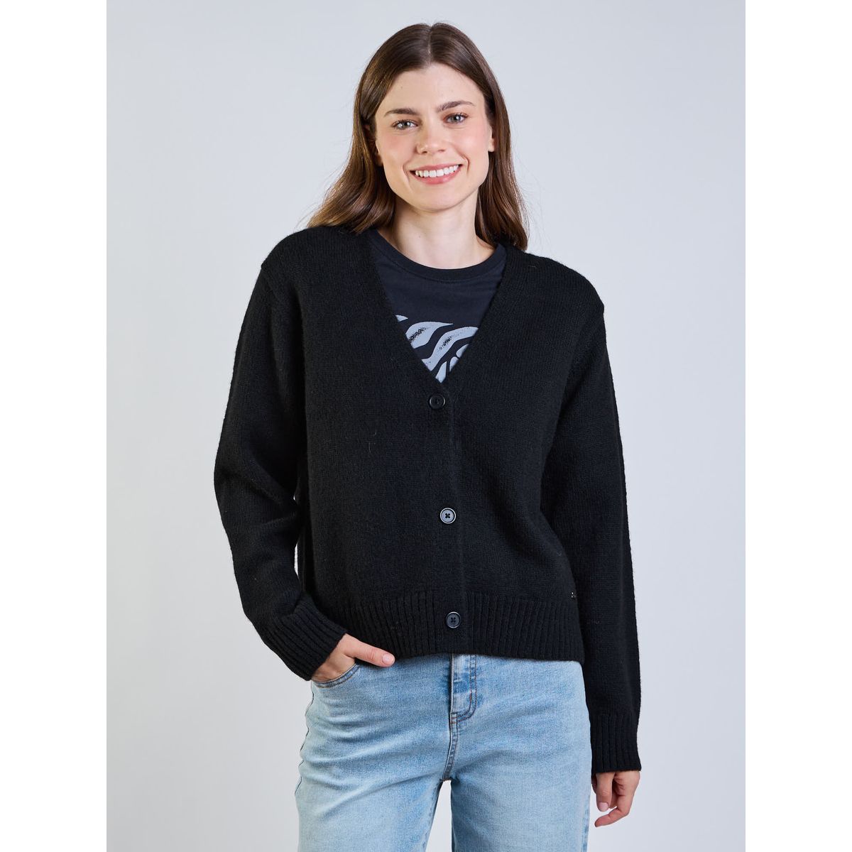 RIP CURL - Sweater Seaborn Negro Mujer Rip Curl