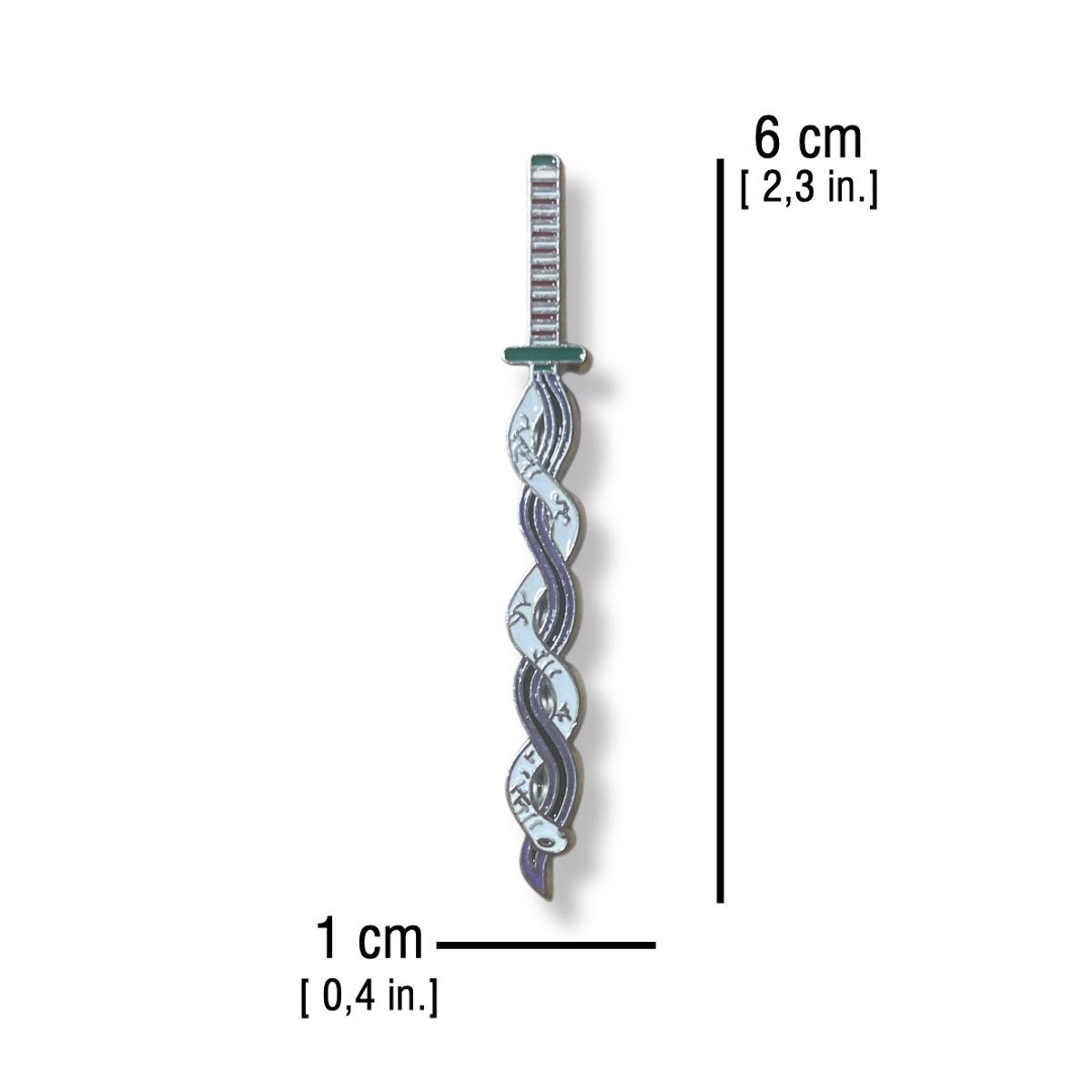 GENERICO - Pin Katana Obanai Iguro V1 - Demon Slayer Kimetsu no Yaiba