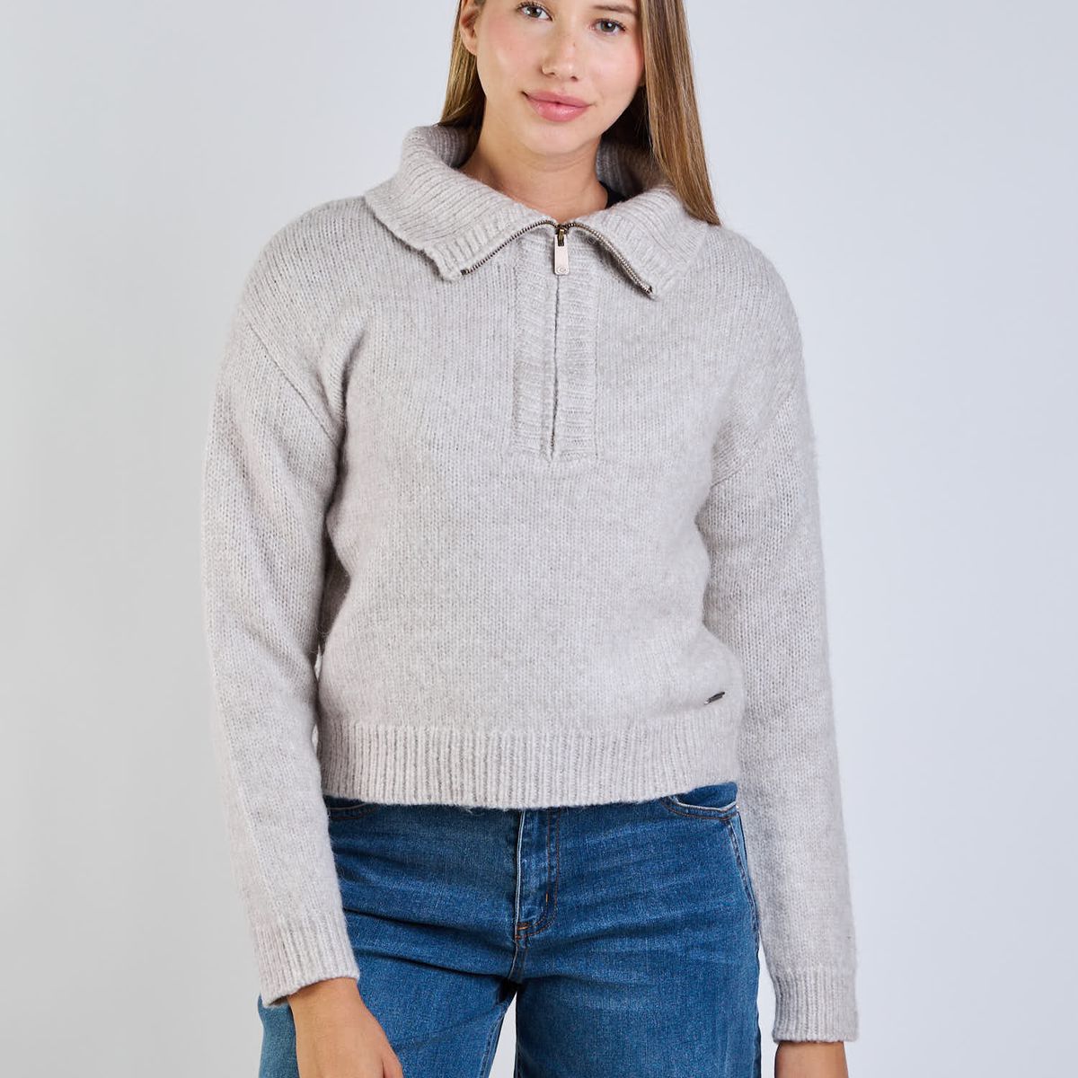 RIP CURL - Sweater Wave Beige Mujer Rip Curl