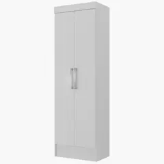 MOVELARIA - CLOSET MULTIUSO 2 PUERTAS 174X54X35 BLANCO BLANCO RB20
