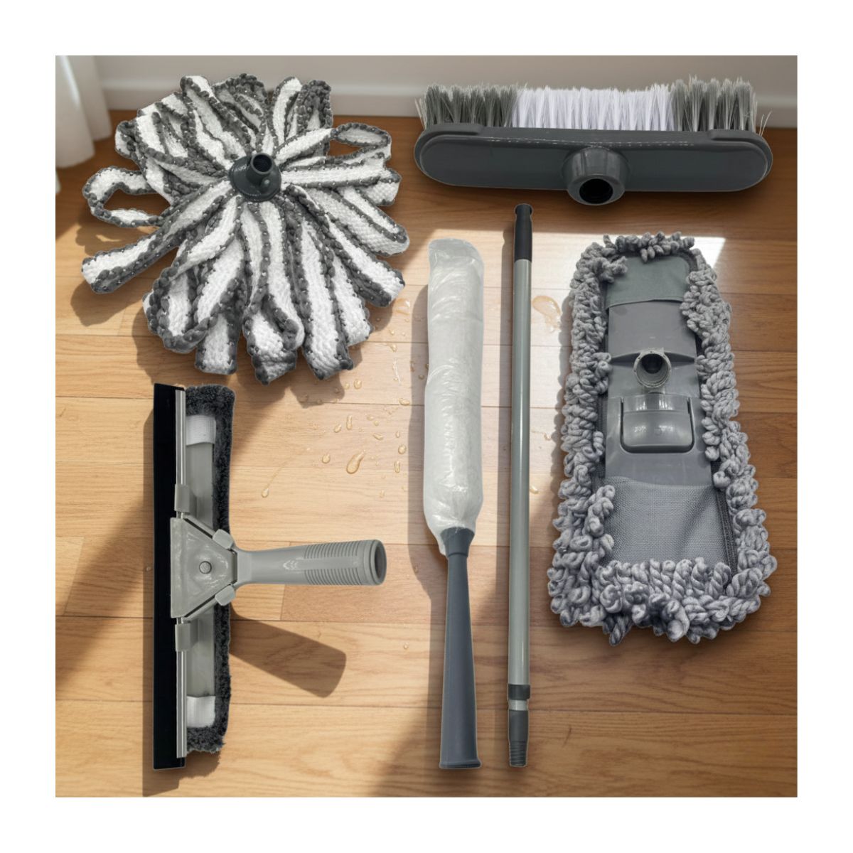 EKOL TACTICA MILITAR - Kit de Limpieza 6 Piezas Cepillos de Microfibra Auto y Hogar – Interior y Exterior