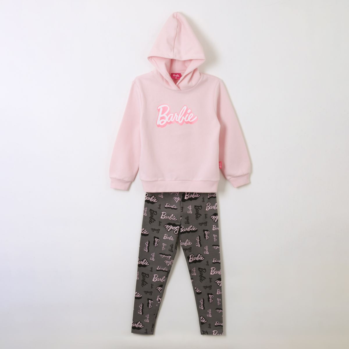 BARBIE - Conjunto Niña Logo Barbie Rosado Barbie