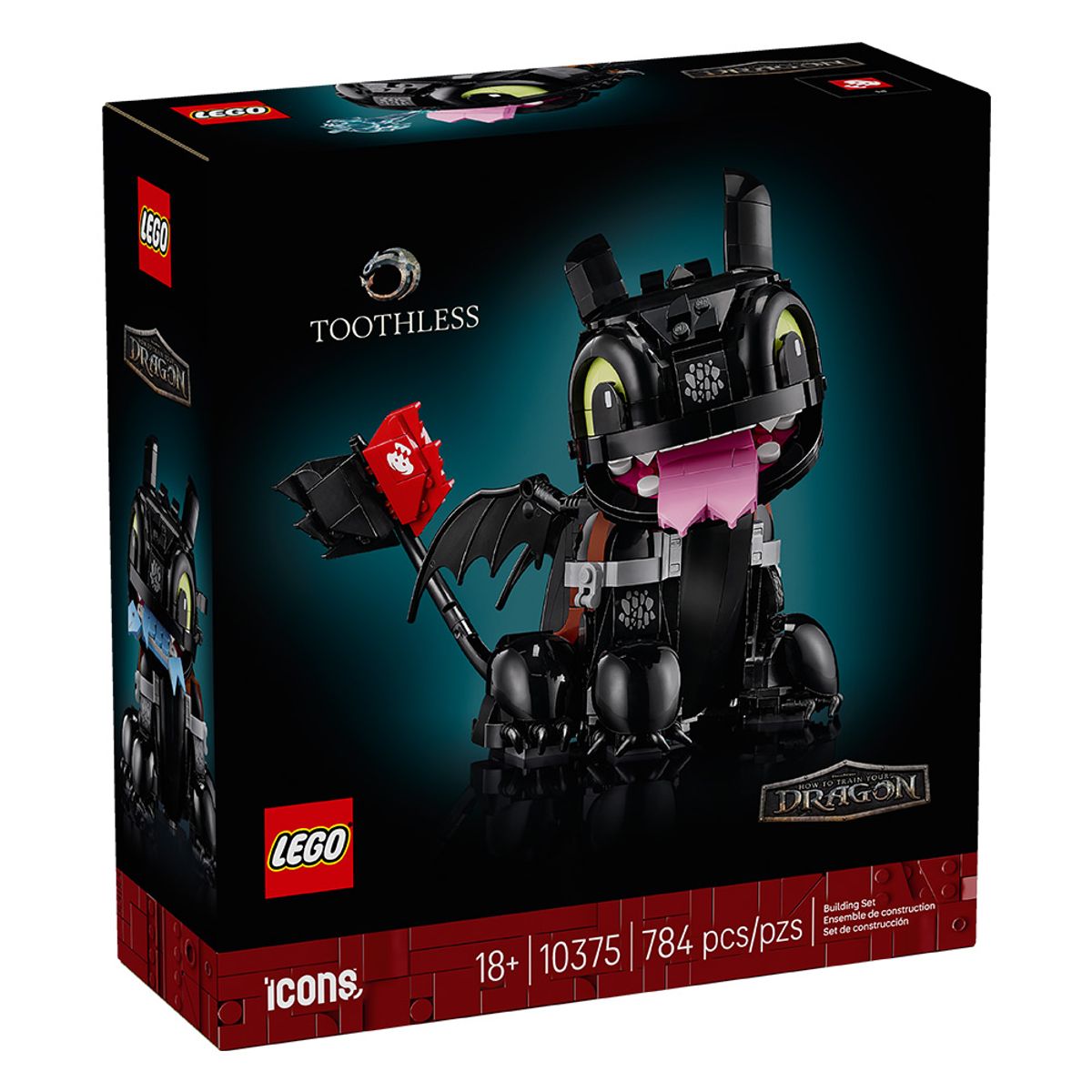 LEGO - LEGO CÓMO ENTRENAR A TU DRAGÓN: CHIMUELO ICONS 10375