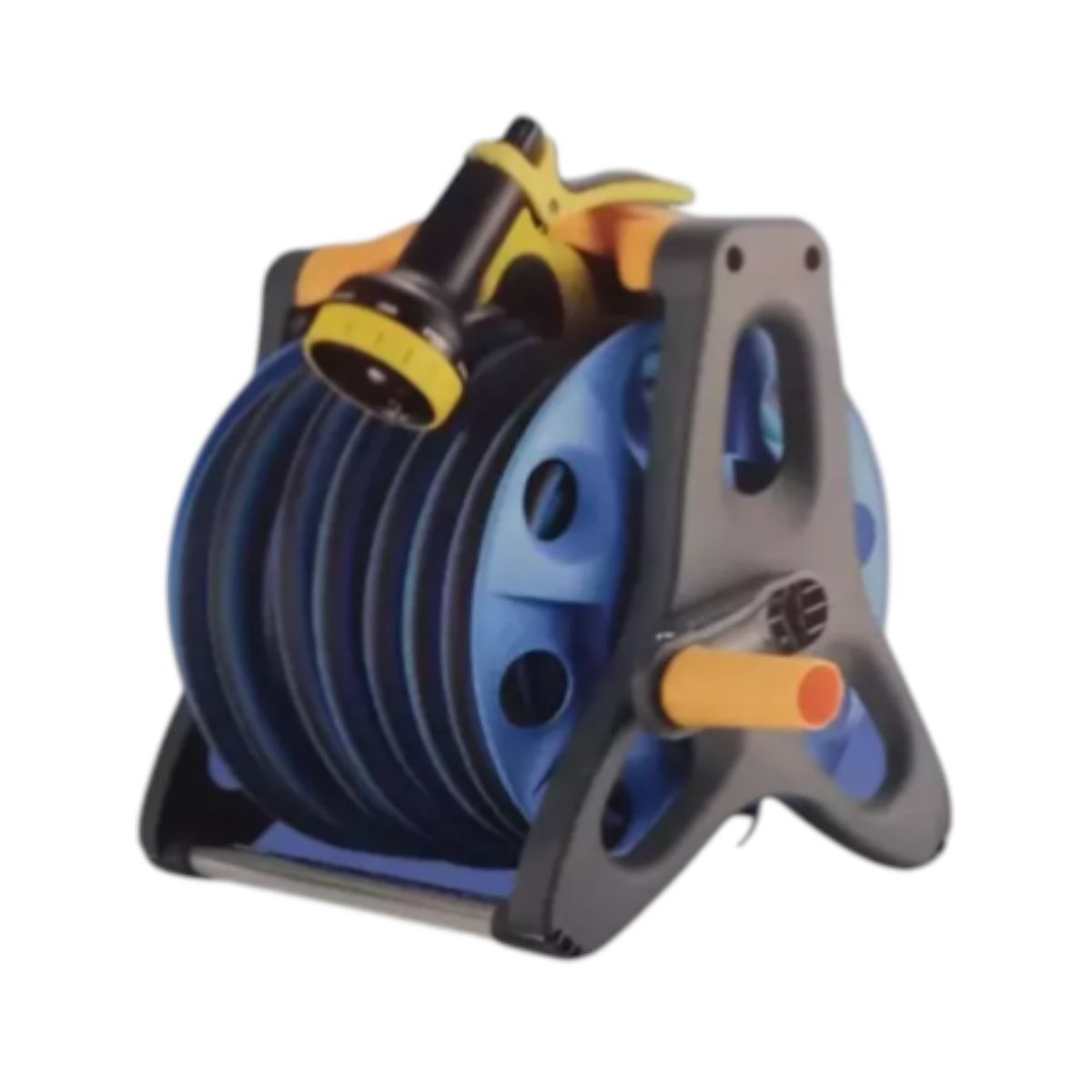 ANGELES DEL HOGAR - CARRETE DE MANGUERA DE JARDIN PORTATIL DE 20 METROS