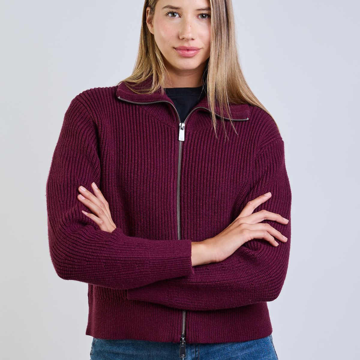 RIP CURL - Sweater Salted Burdeo Mujer Rip Curl