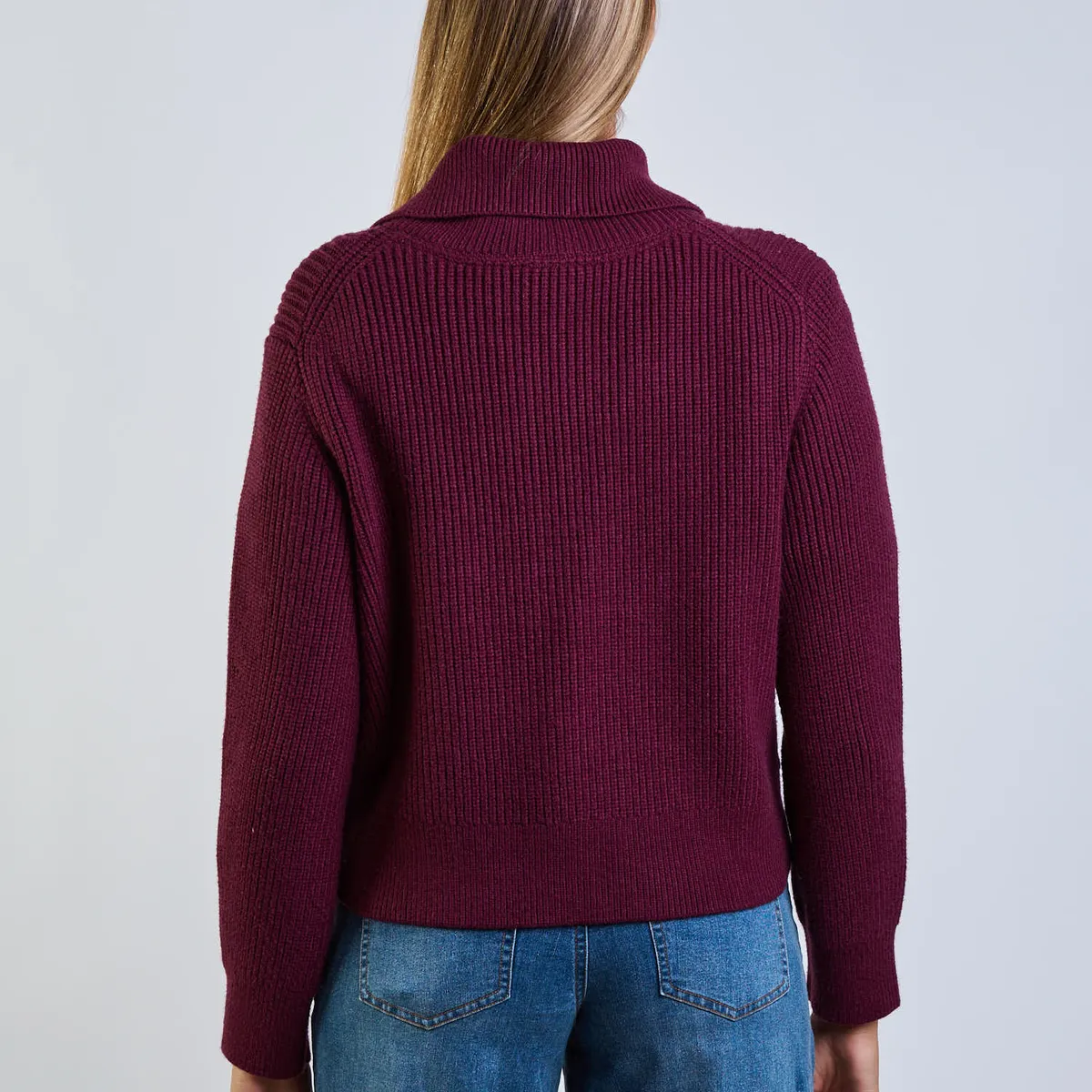 RIP CURL - Sweater Salted Burdeo Mujer Rip Curl