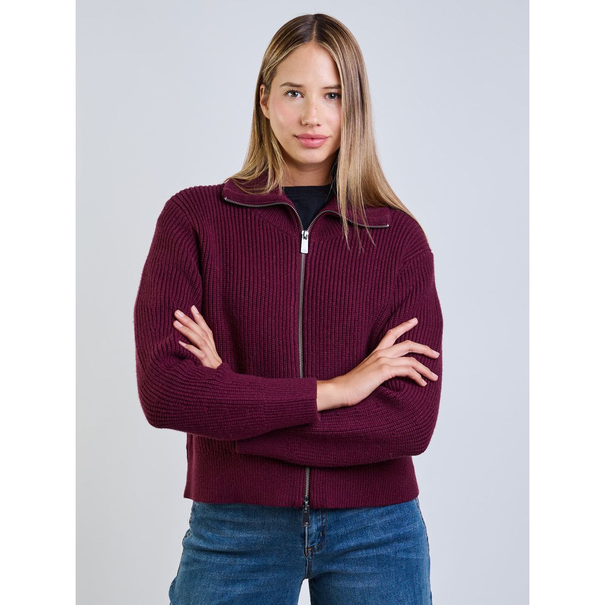 RIP CURL - Sweater Salted Burdeo Mujer Rip Curl