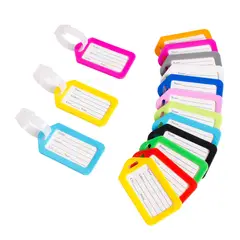 GENERIC - Pack 2 Etiquetas Identificadoras de Maleta con Solapa de Seguridad