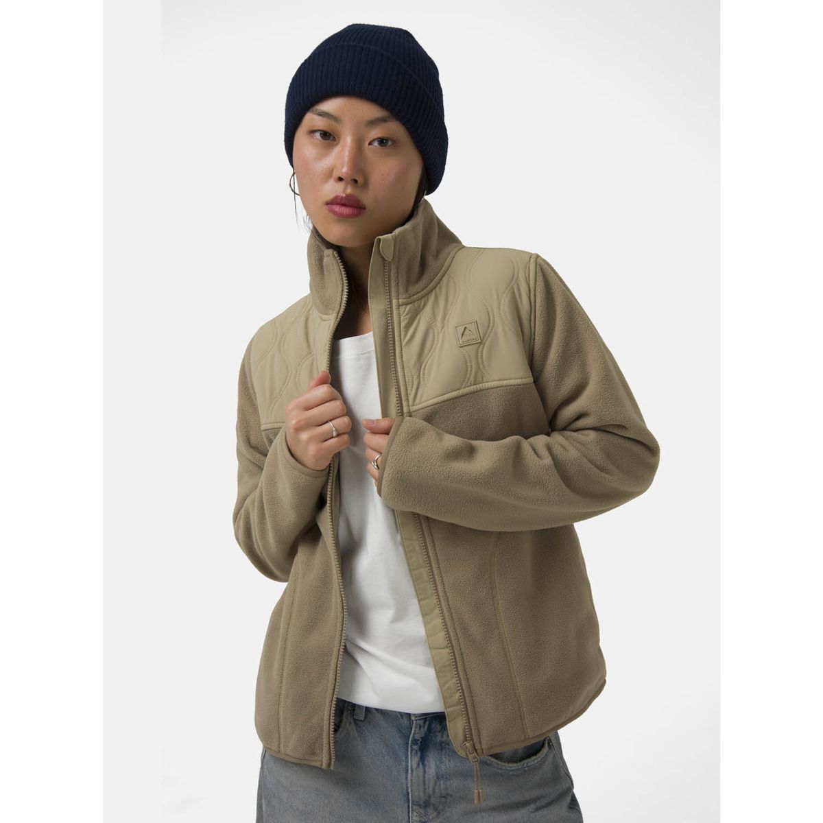BURTON - Polar Mujer Full Zipper Beige BURTON