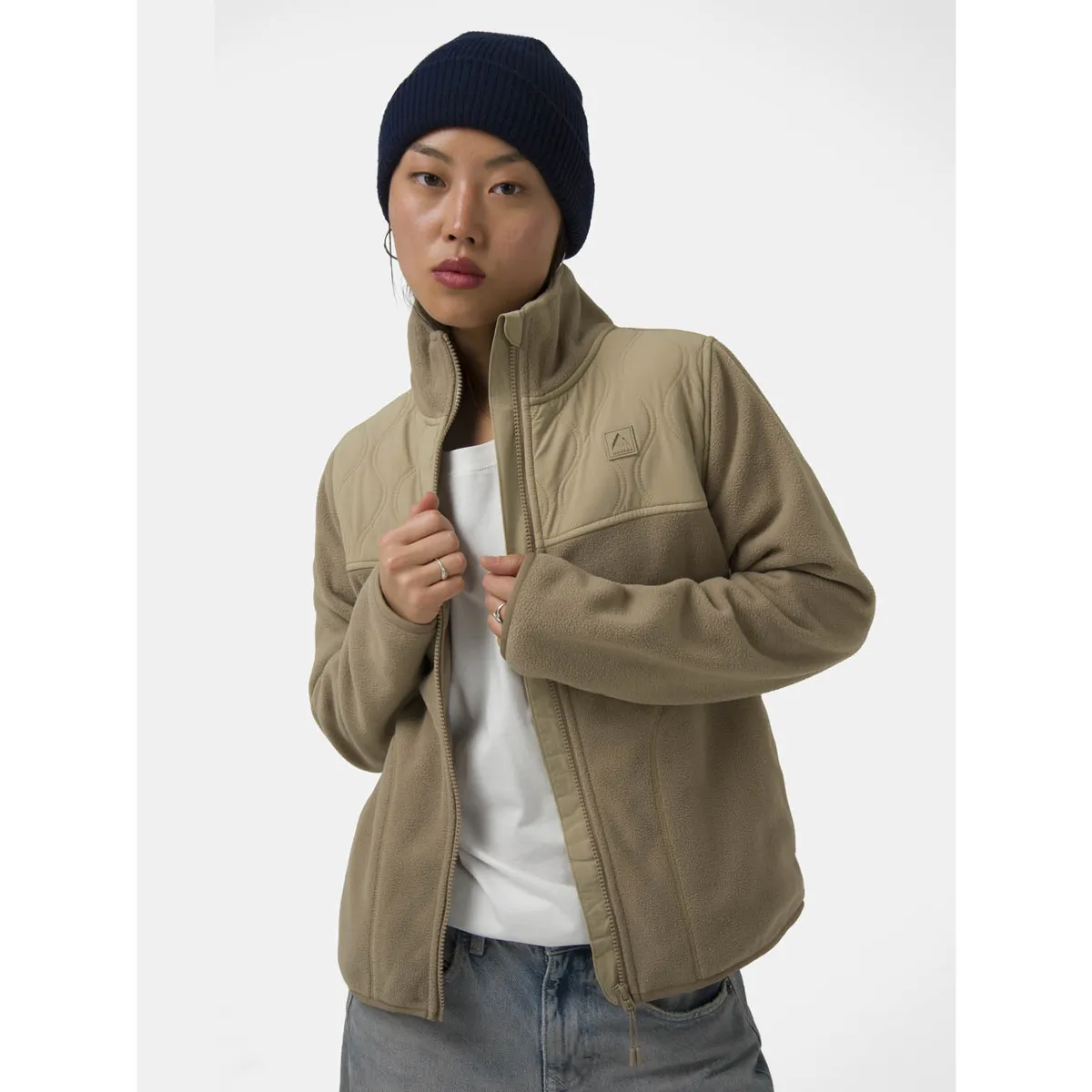 BURTON - Polar Mujer Full Zipper Beige BURTON