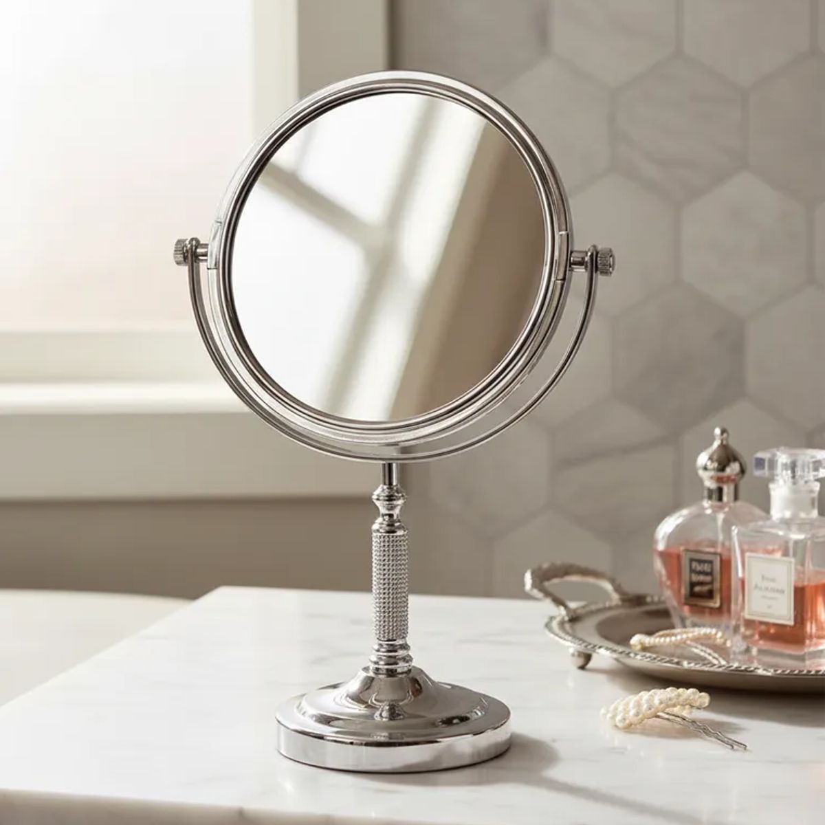 GENERICO - Espejo Para Maquillaje Estilo Vintage Elegante