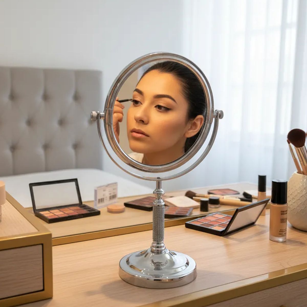 GENERICO - Espejo Para Maquillaje Estilo Vintage Elegante