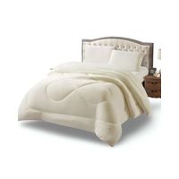 Cubrecama plush con chiporro Acolchado liso 2 plazas