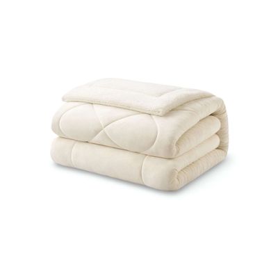 Imagen 2 del producto Cubrecama plush con chiporro Acolchado liso 2 plazas