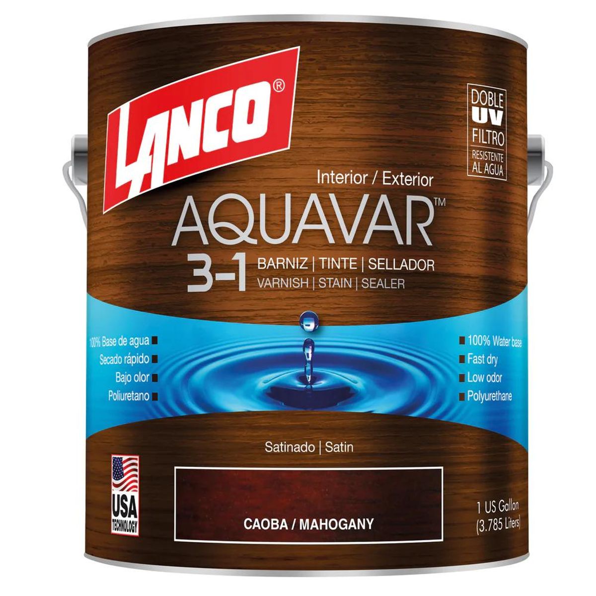 BARNIZ AQUAVAR LANCO CAOBA GL, marca LANCO - Foto Principal