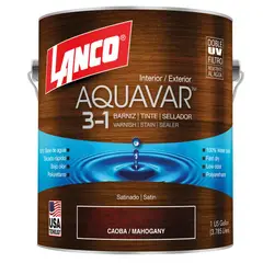 LANCO - BARNIZ AQUAVAR CAOBA GL