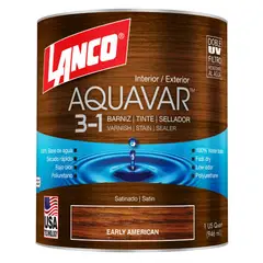LANCO - BARNIZ AQUAVAR EARLY AMERICAN 14 GL