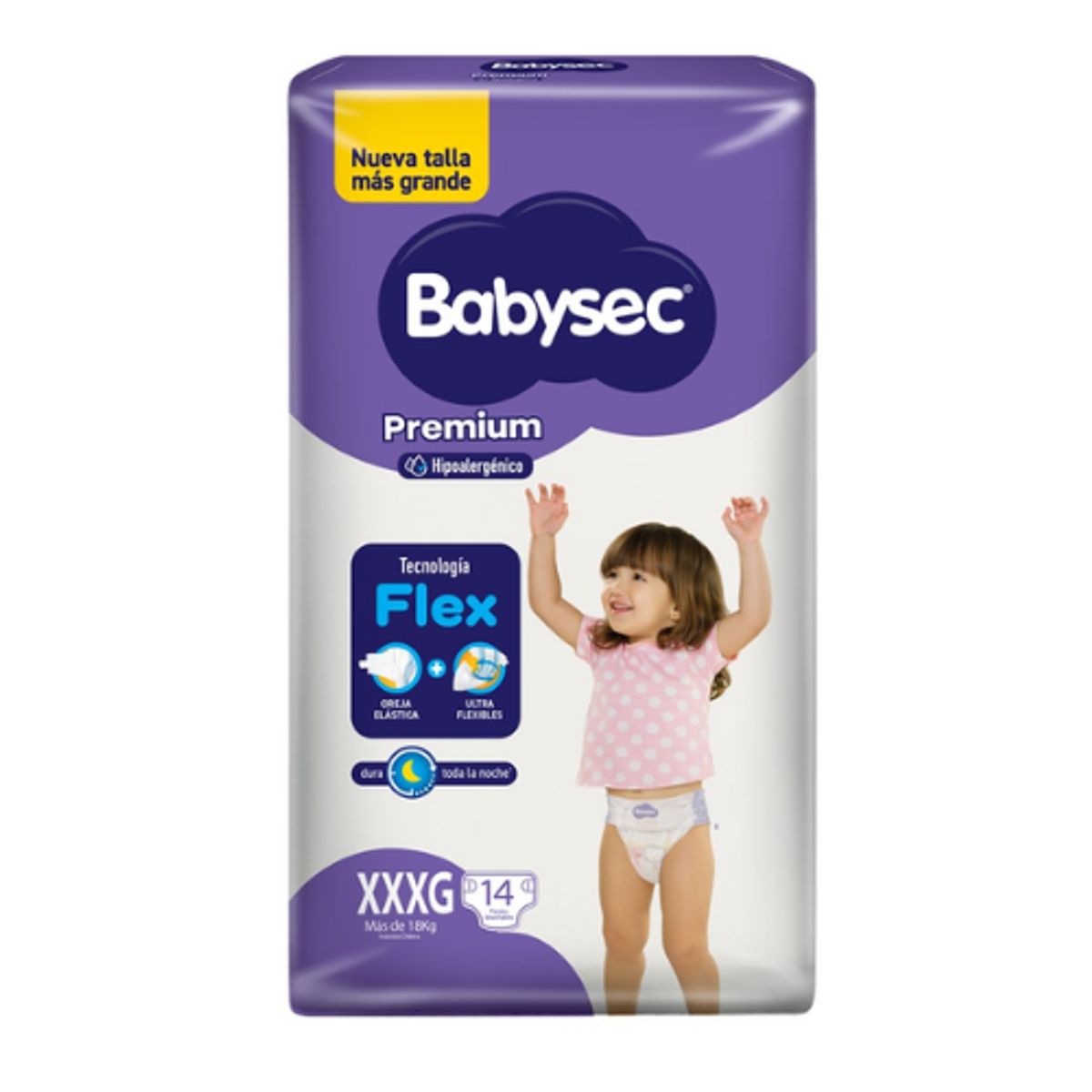 BABYSEC - Pañal Babysec Premium X8 14 (112 Pañales)