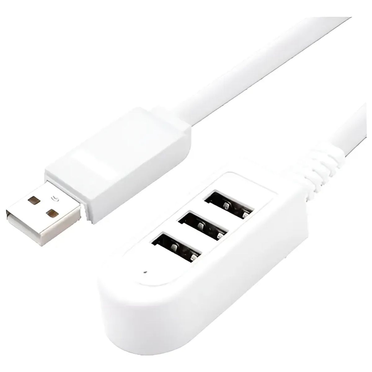 GENERICO - Hub Usb Splitter X3 Alargador Zapatilla Usb 24a Cable 15cm