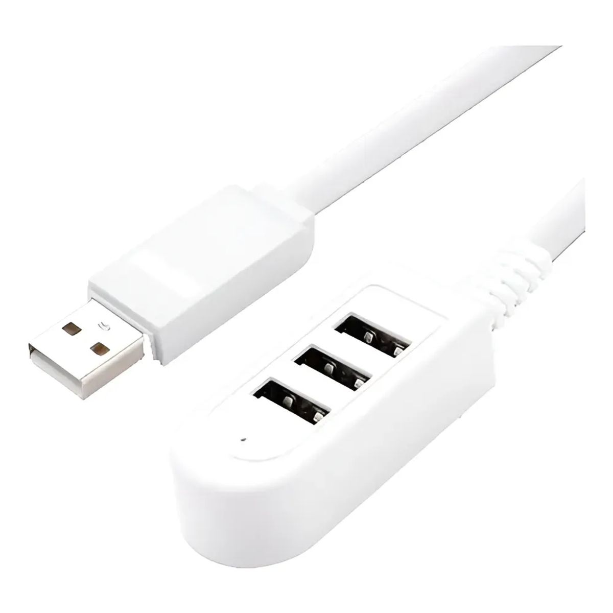 GENERICO - Hub Usb Splitter X3 Alargador Zapatilla Usb 24a Cable 15cm