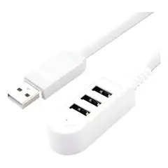 GENERICO - Hub Usb Splitter X3 Alargador Zapatilla Usb 24a Cable 15cm