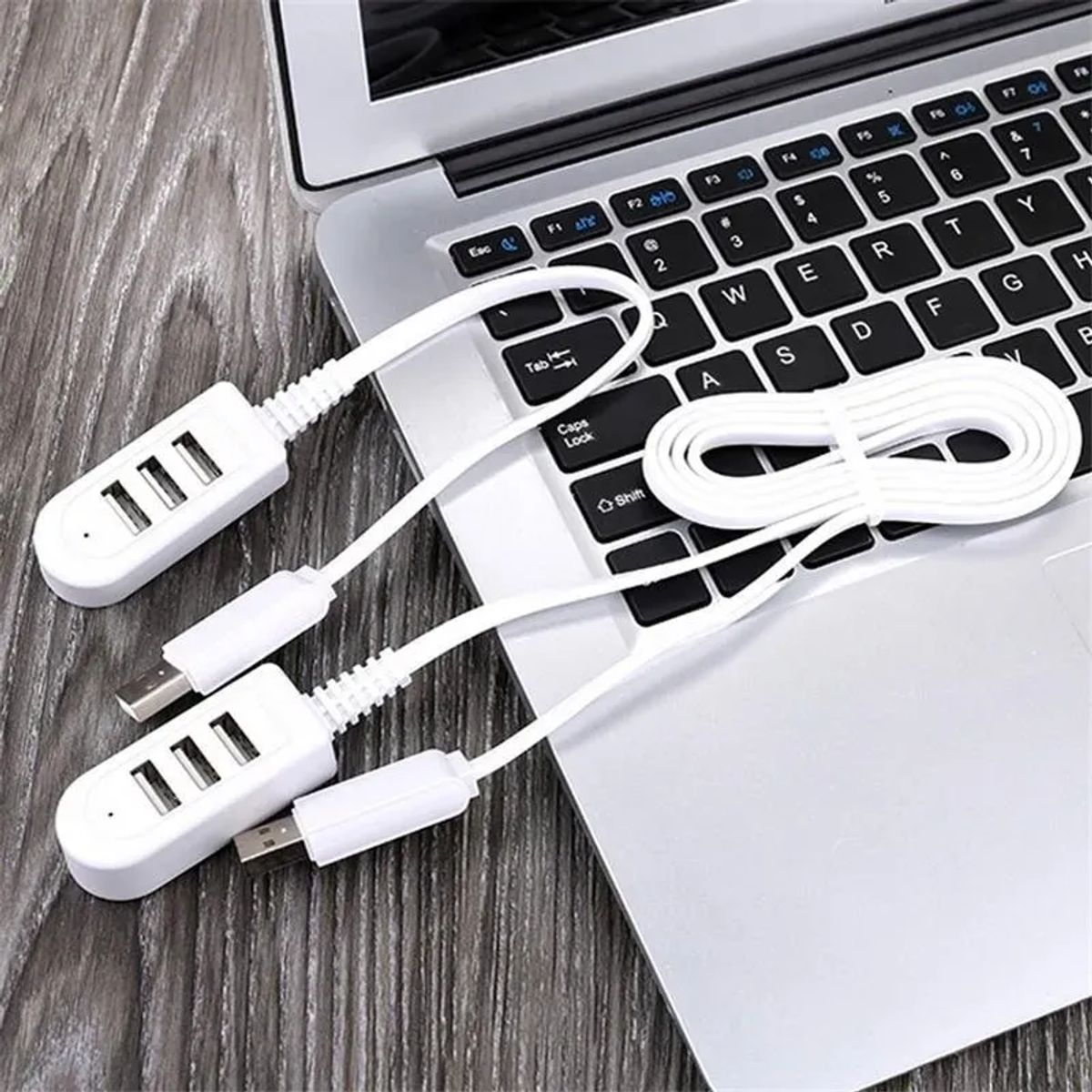 GENERICO - Hub Usb Splitter X3 Alargador Zapatilla Usb 24a Cable 15cm