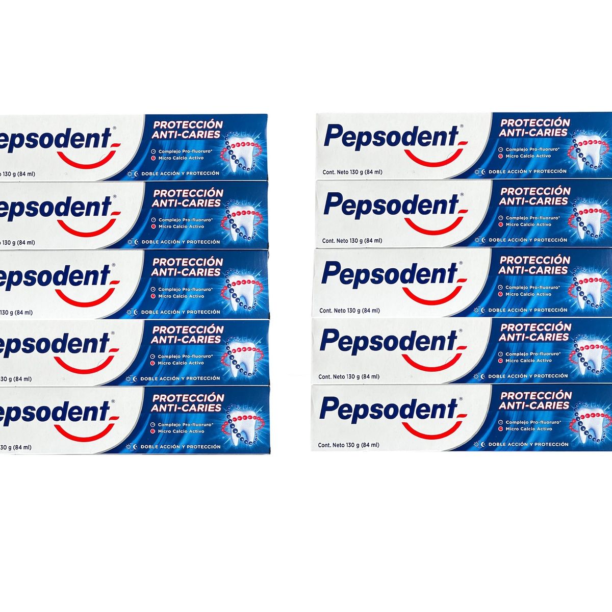 PEPSODENT - Pasta Dental Pepsodent 130grs Pack 10 Unidades