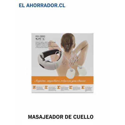 Imagen 2 del producto Masajeador de Cuello Cervical Eléctrico HX-5880 con Parches de Electroestimulación