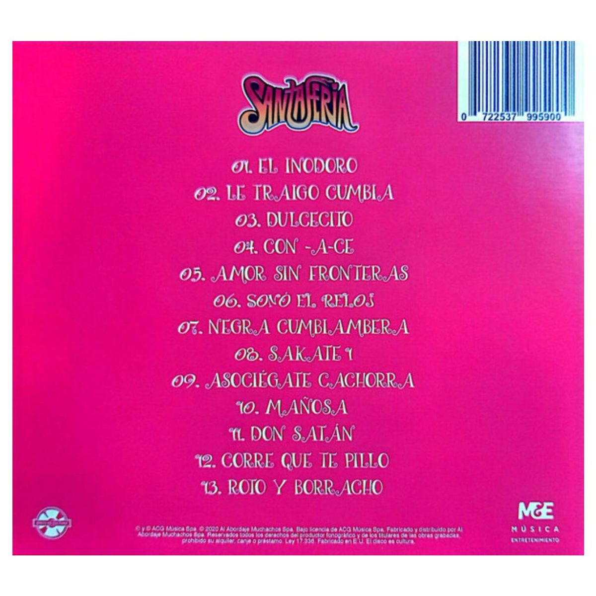 GENERICO - SANTAFERIA - LE TRAIGO CUMBIA / CD