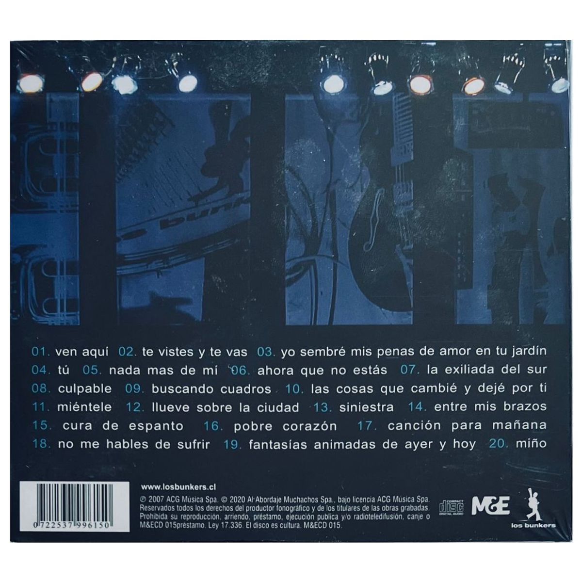 GENERICO - LOS BUNKERS - EN VIVO DIGIPACK  CD