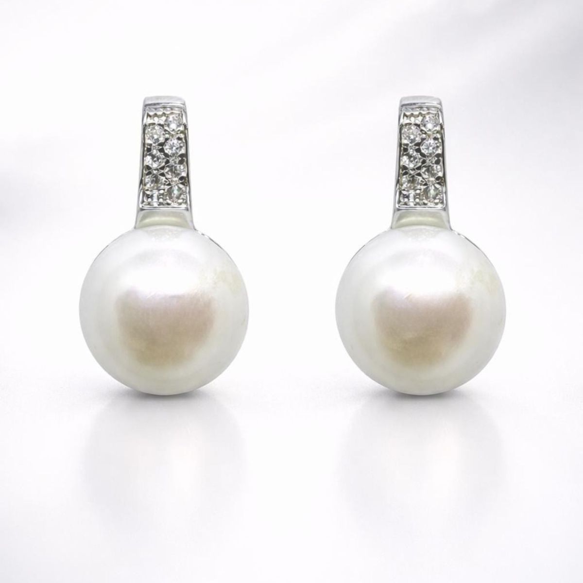 JOYAS LANDEROS - Aros Perla Circones 10mm Cultivada Plata 925