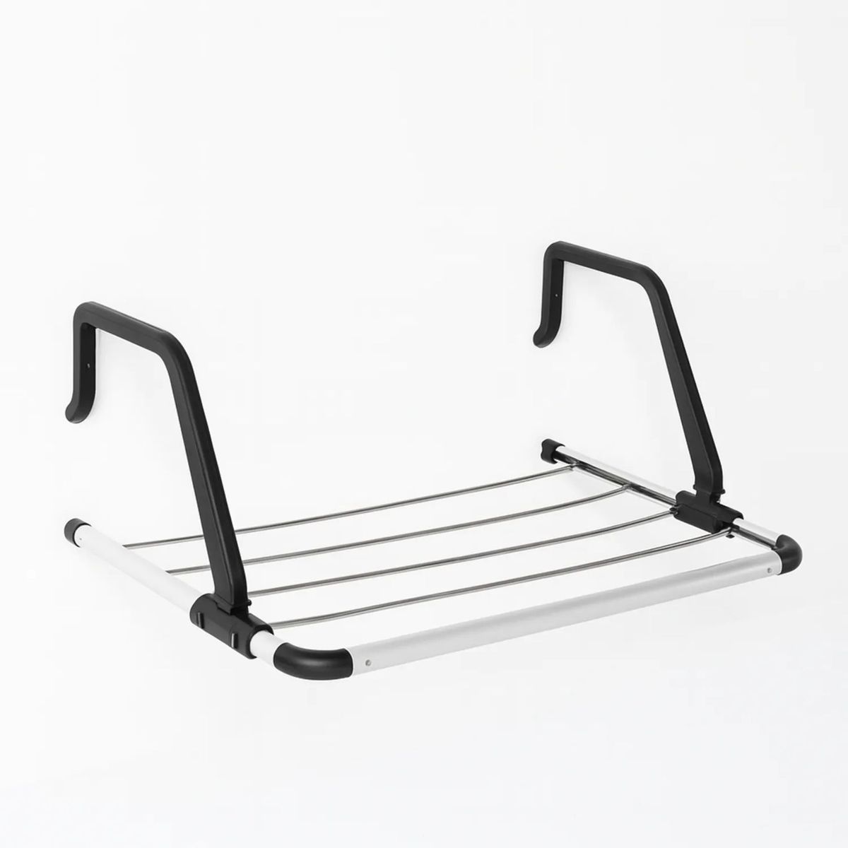 MOVI - TENDERO PLEGABLE DE ACERO INOXIDABLE AJUSTABLE PARA BALCON VENTANA Y RADIADOR