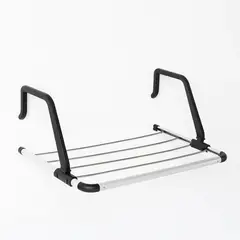 MOVI - TENDERO PLEGABLE DE ACERO INOXIDABLE AJUSTABLE PARA BALCON VENTANA Y RADIADOR