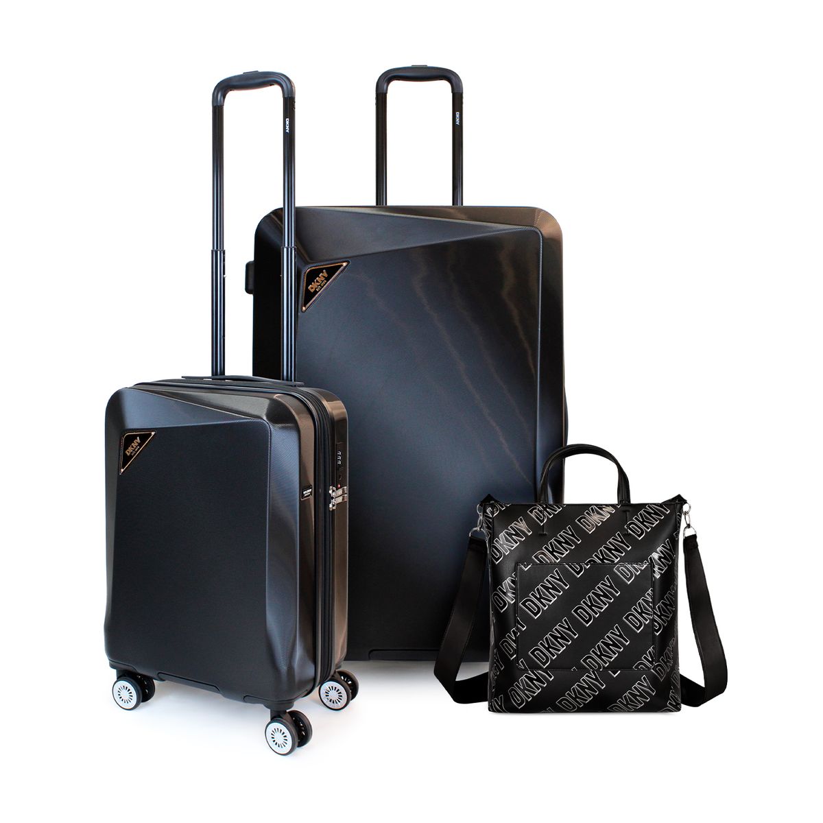 DKNY - Pack 2 Maletas Donna Karan Divina S 10kg + L 23kg + Bolso Tilly