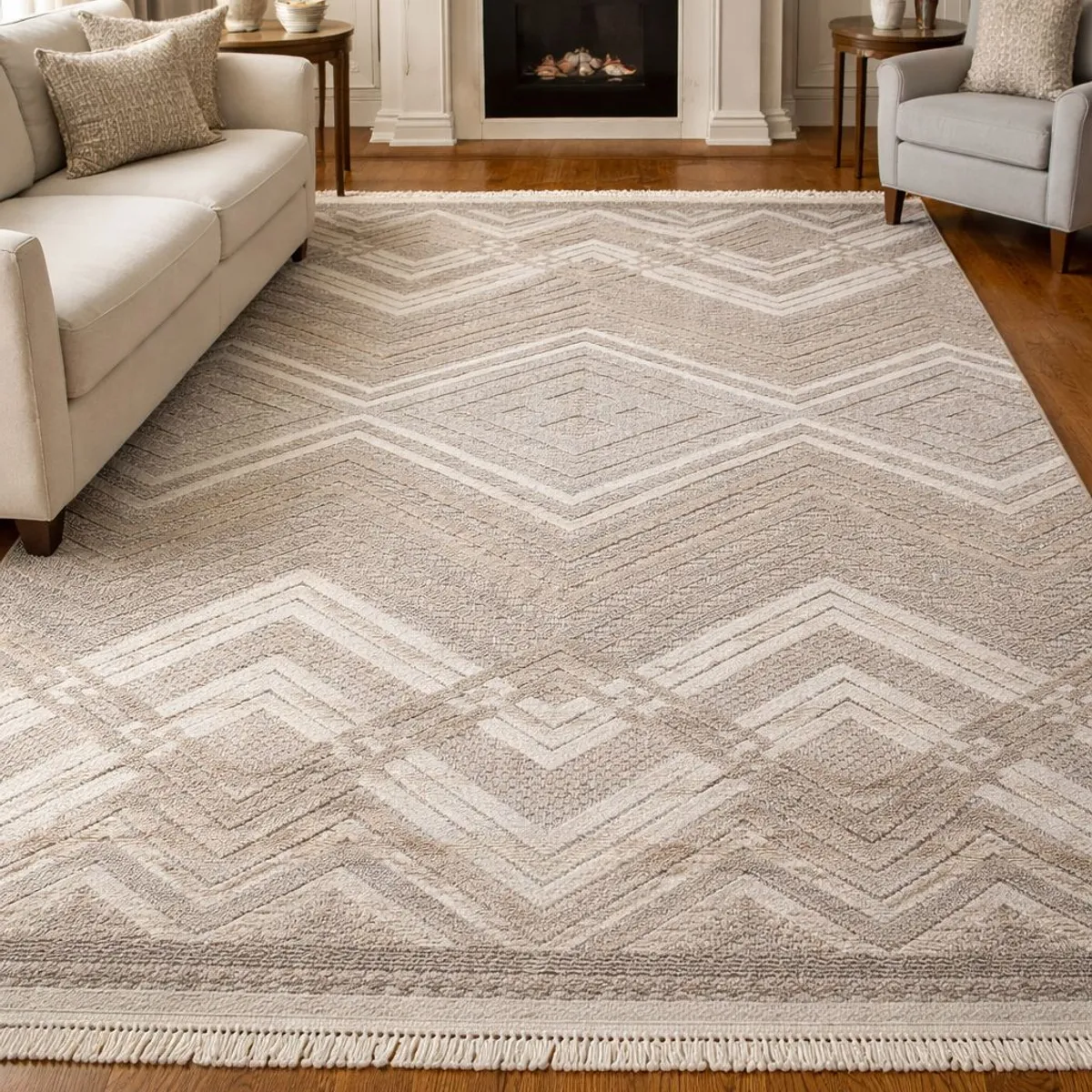 GENERICO - Alfombra 200x290 Moderna Origen Turca Beige 1