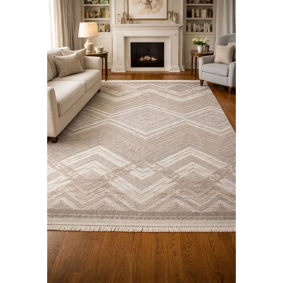 GENERICO - Alfombra 200x290 Moderna Origen Turca Beige 1