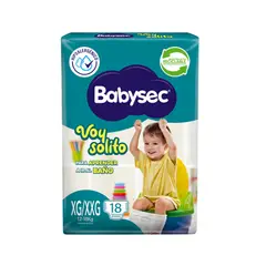 BABYSEC - Pañal Voy Solito XG/XXG 18