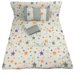 GENERICO - Set Para Cuna Colecho Gris Estrellla