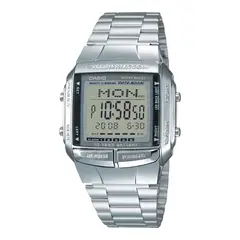 CASIO - RELOJ DB-360-1ADF DATA BANK PLATEADO VINTAGE UNISEX