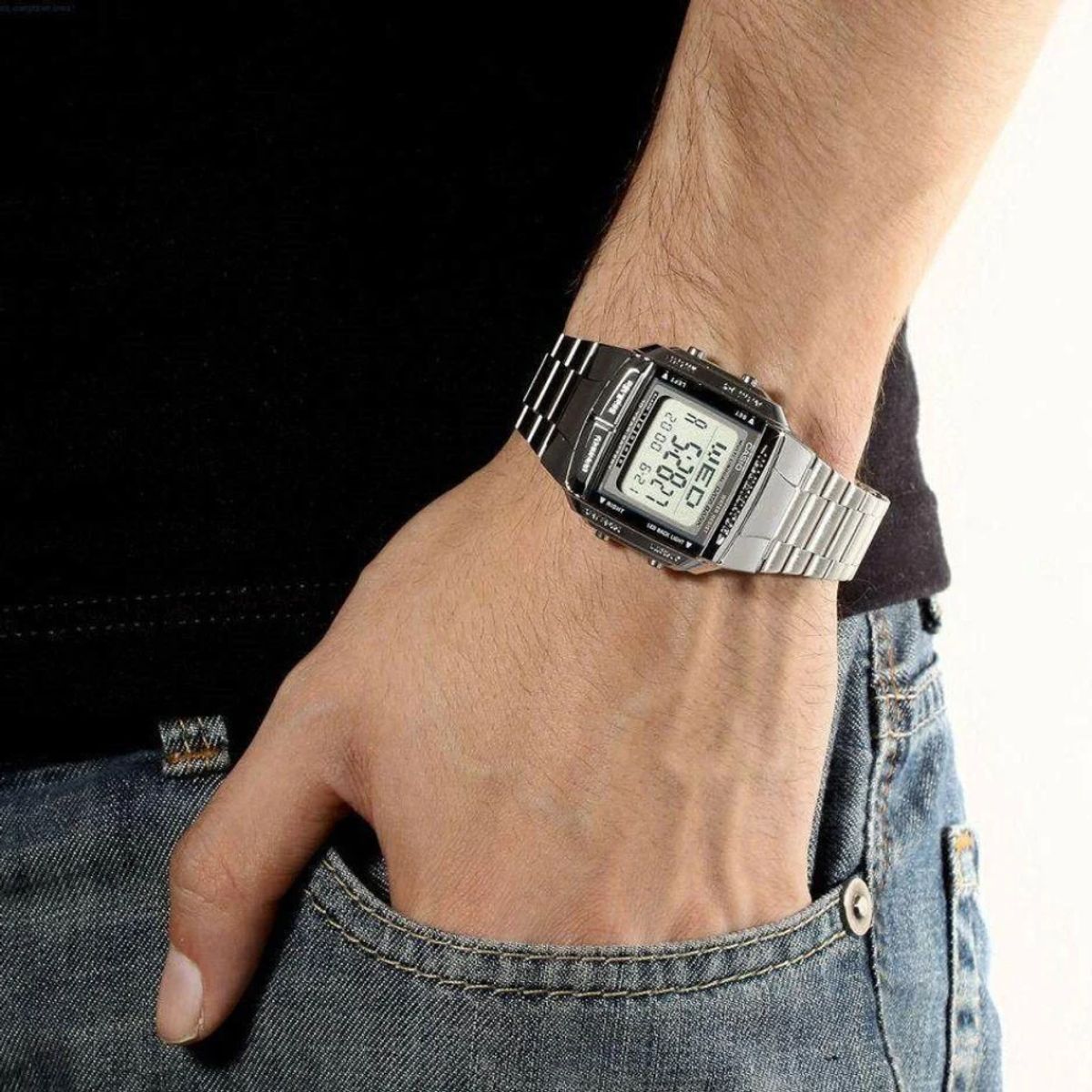 CASIO - RELOJ CASIO DB-360-1ADF DATA BANK PLATEADO VINTAGE UNISEX